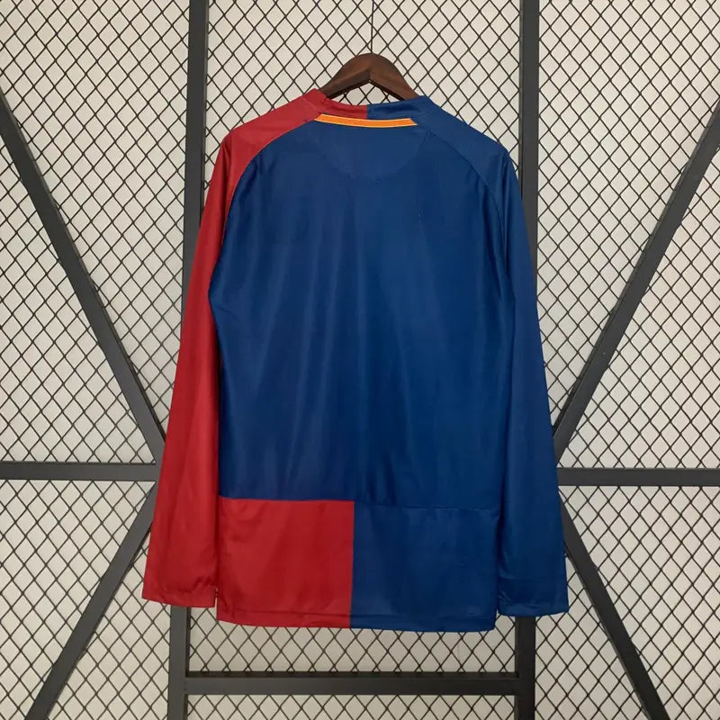 FC Barcelona 2008–09 Retro Home Jersey Full-Sleeves.(Embroidery)