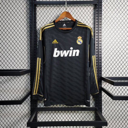 Real Madrid 2011-12 Retro Away Jersey Full-Sleeves.(Embroidery)