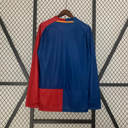 FC Barcelona 2008–09 Retro Home Jersey Full-Sleeves.(Embroidery)