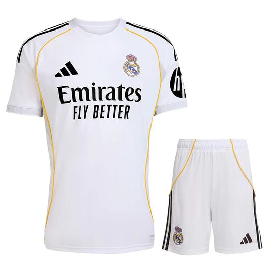 Real Madrid 25/26 Home (Jersey+Shorts).Embroidery