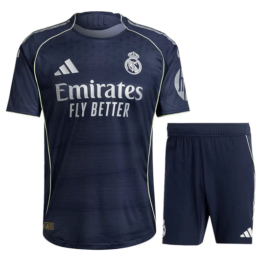 Real Madrid 2025/26 Away (Jersey + Shorts).Embroidery