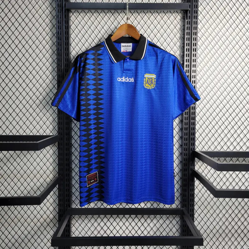 Argentina Retro Blue Diamond Jersey.(Embroidery)