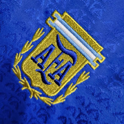 Argentina Retro Blue Diamond Jersey.(Embroidery)
