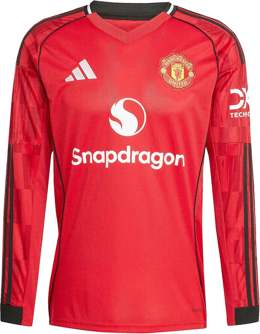 Manchester United 25/26 Home Jersey Full-Sleeve.(Embroidery)