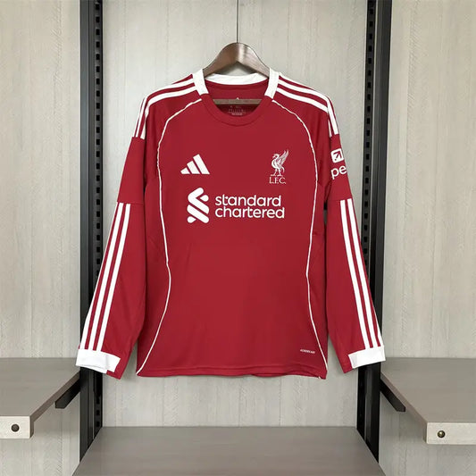 Liverpool FC 2025-26 Home Jersey Full-Sleeve.(Embroidery)