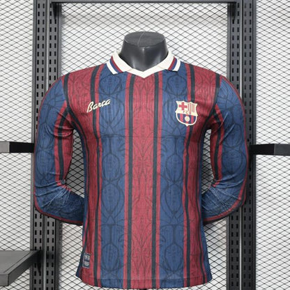 FC Barcelona 2025/26 Home Jersey Full-Sleeve.(Embroidery)